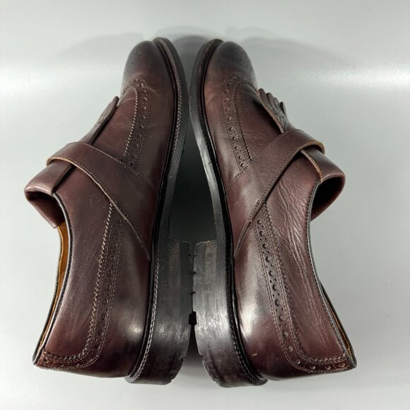 Suitsupply Kitty Monk Brown Leather Loafer Shoes, Size 45 main image 13